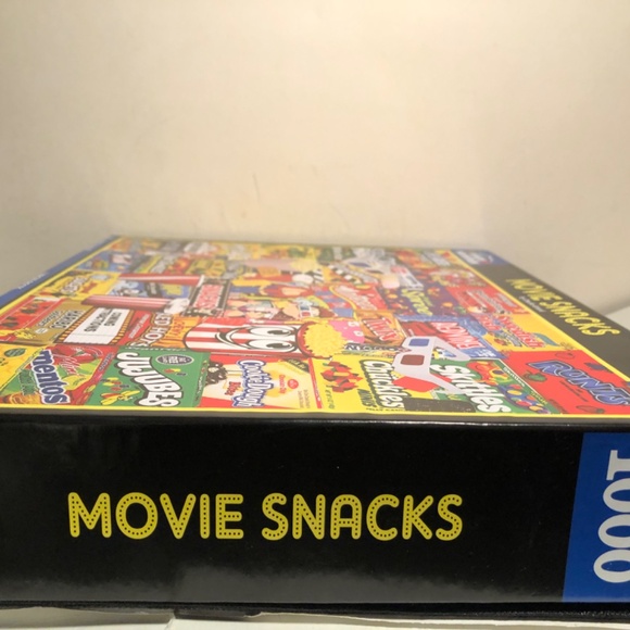 WHITE MOUNTAIN 1000PC 24x30" Girard Movie Snacks - Picture 3 of 5